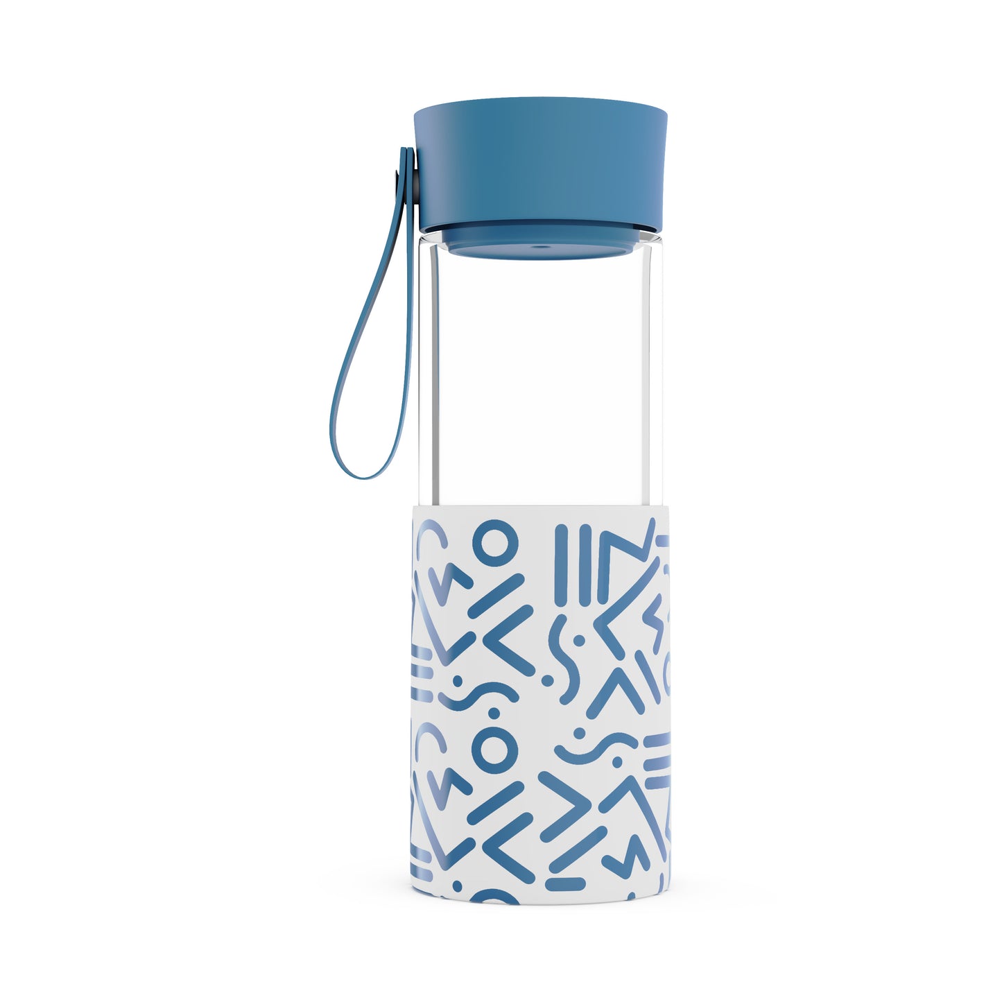WAFE Cup - Insulated Glass Bottle 350ml - BLUE
