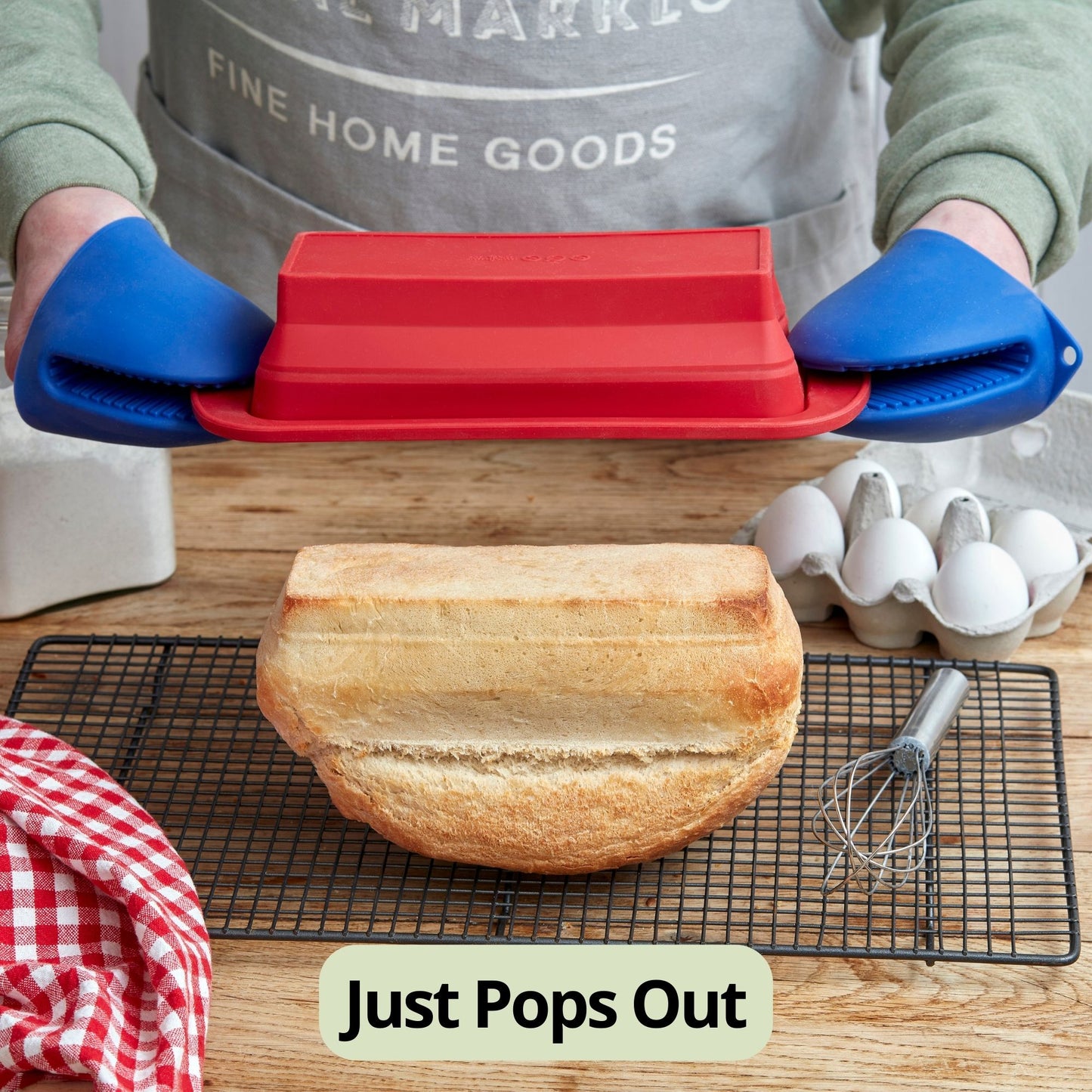 WAFE Collapsible Round Cake and Loaf Tin Bakemate 2Pack