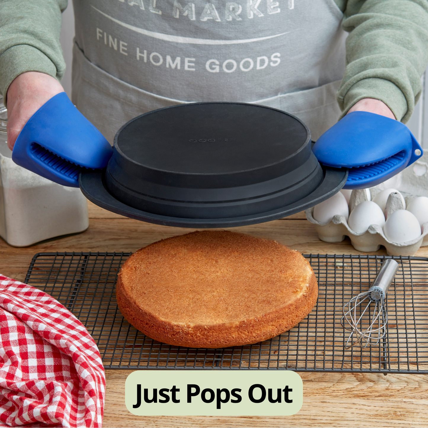WAFE Collapsible Round Cake and Loaf Tin Bakemate 2Pack