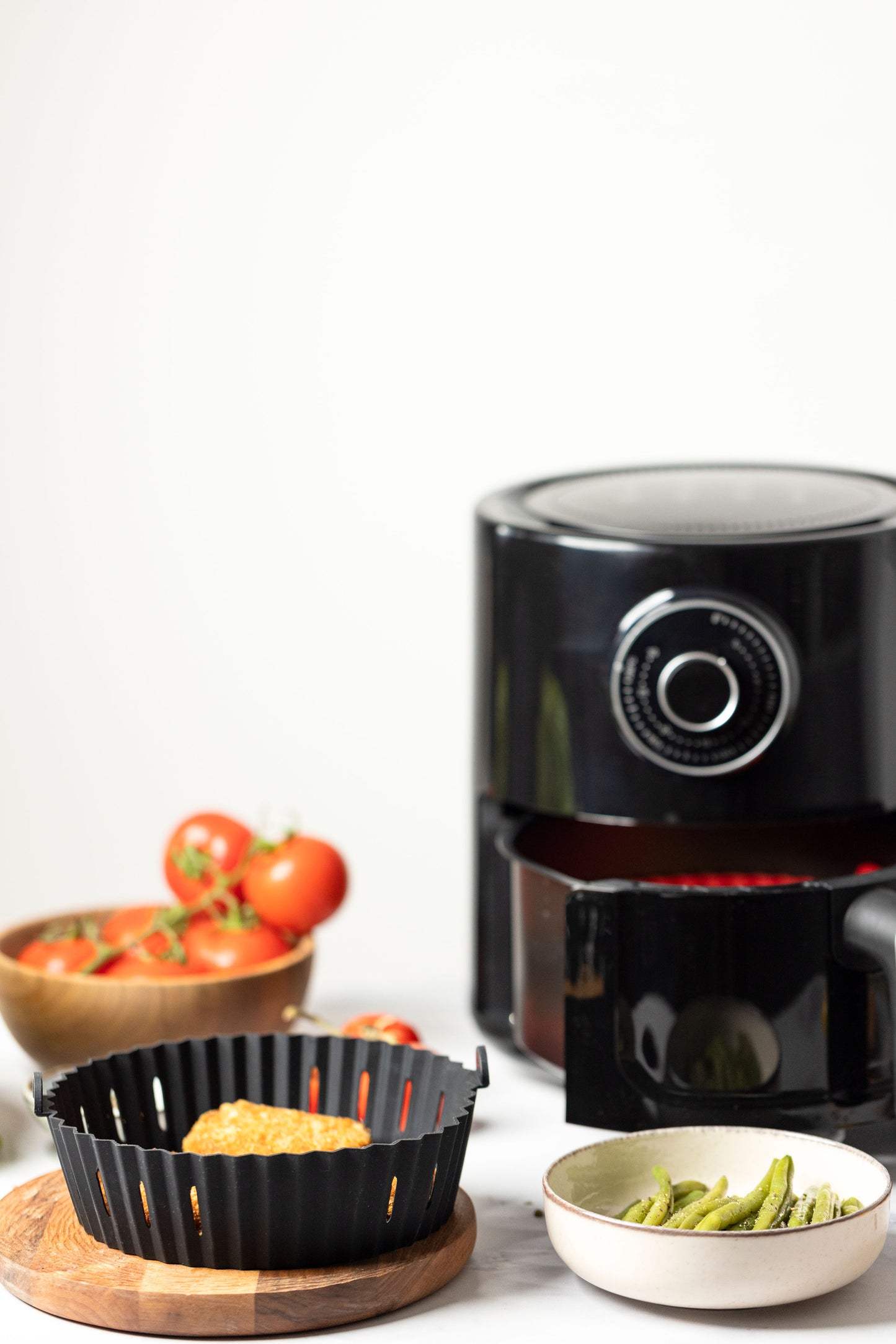 WAFE Silicone Air Fryer Liner 2PACK - Black