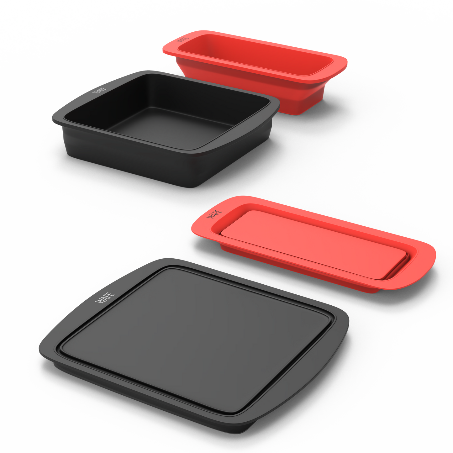 WAFE Collapsible Round Cake and Loaf Tin Bakemate 2Pack