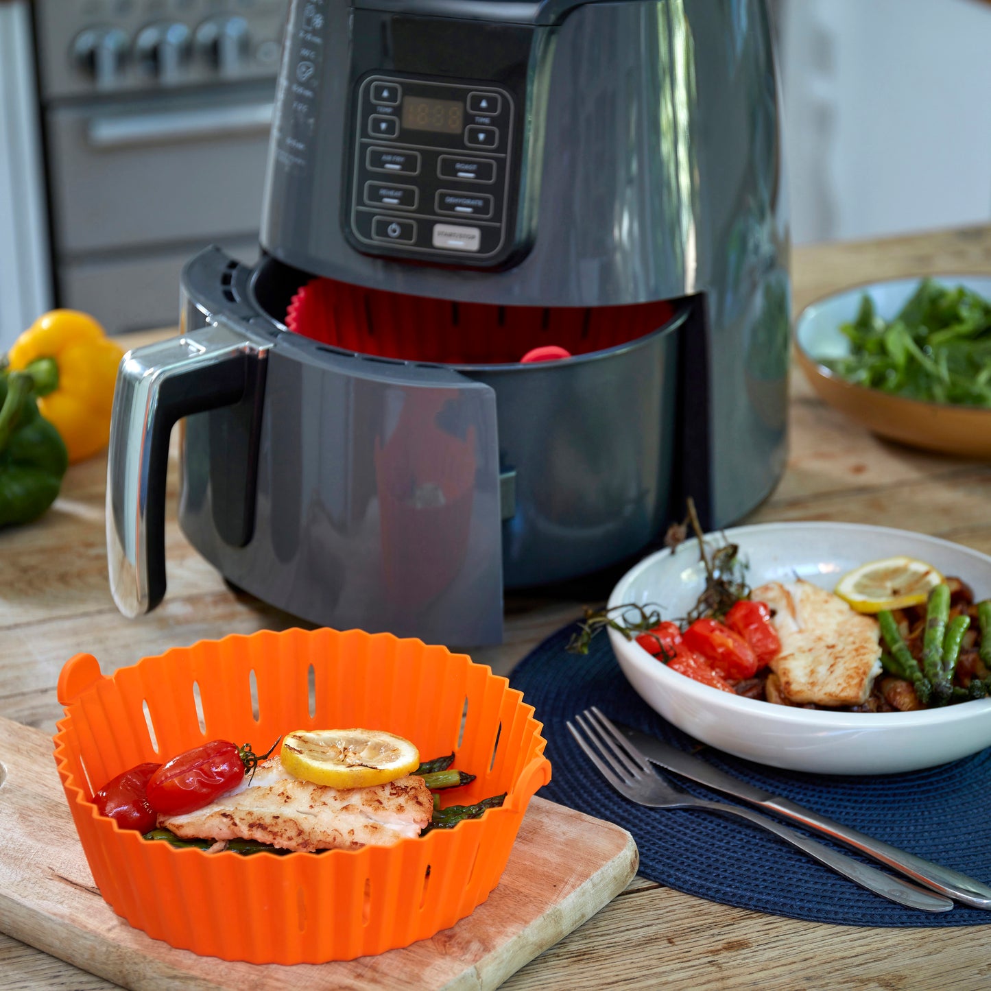 WAFE Silicone Air Fryer Liner 2PACK