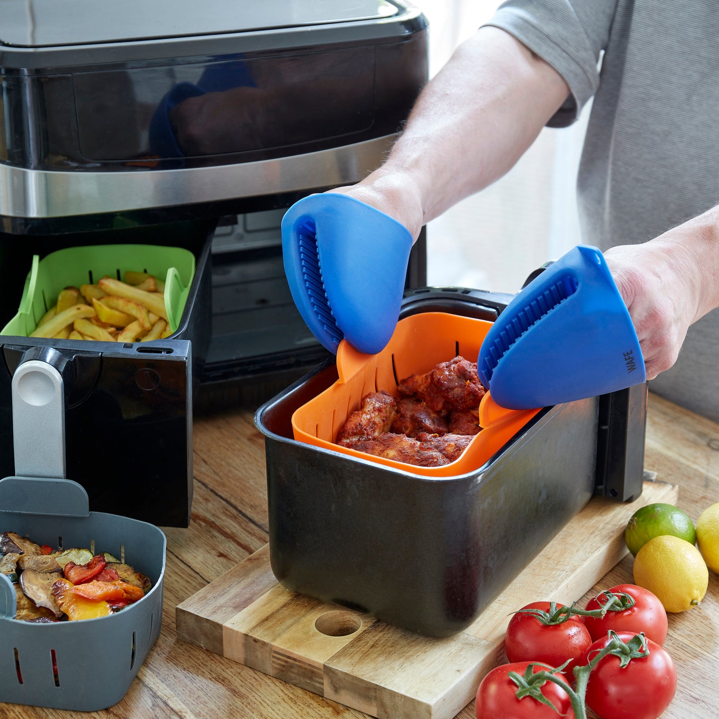 WAFE mini-oven kitchen silicone glove - BLUE