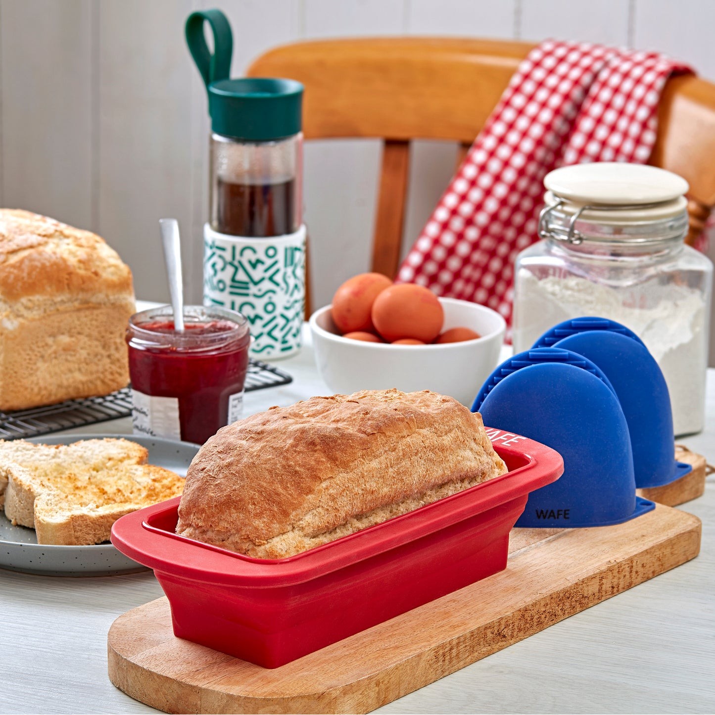 WAFE Collapsible Square Cake & Loaf Tin Bakemate 2Pack