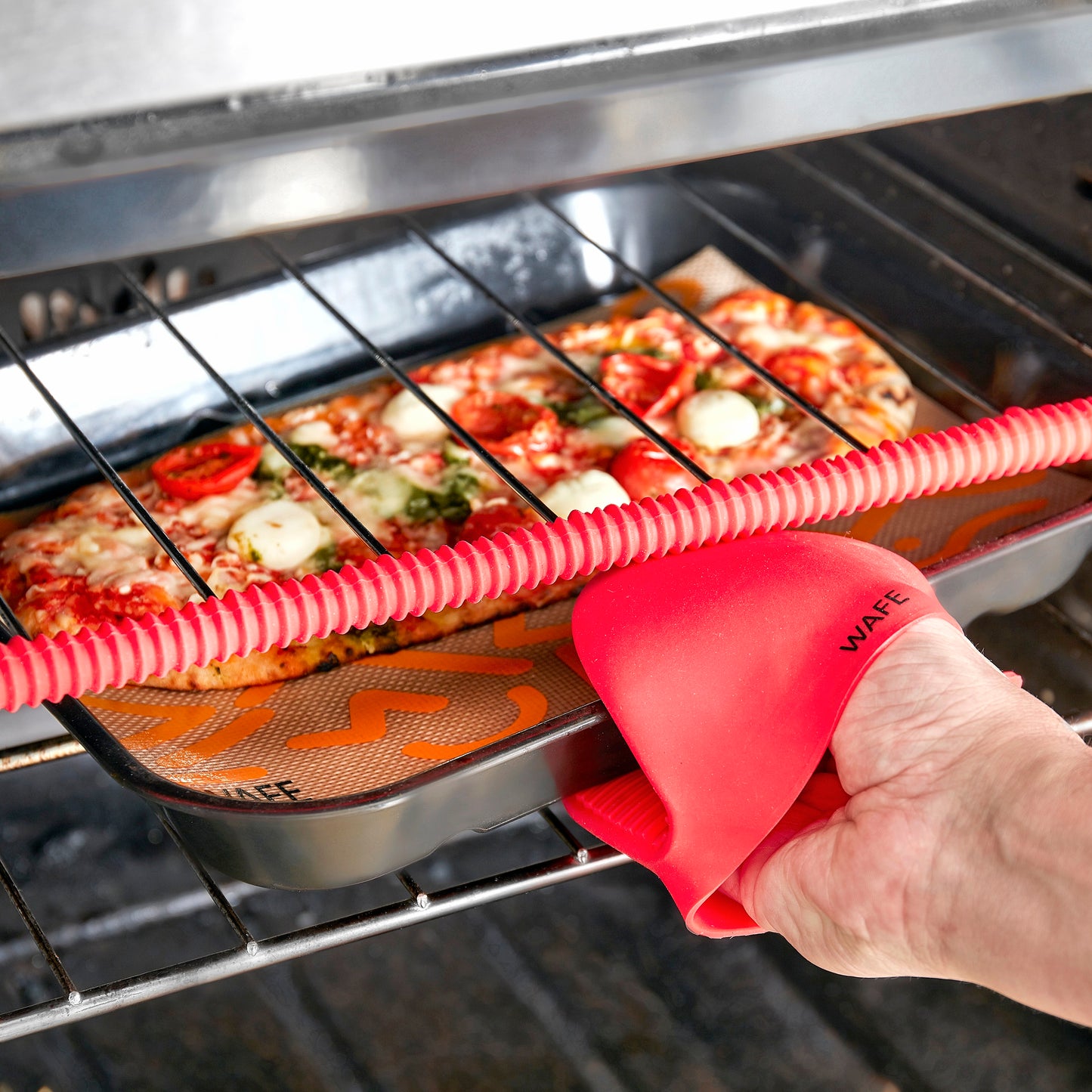 WAFE Silicone Oven Shelf Protectors β 2 Pack Heat-Resistant Guards for Burn Protection