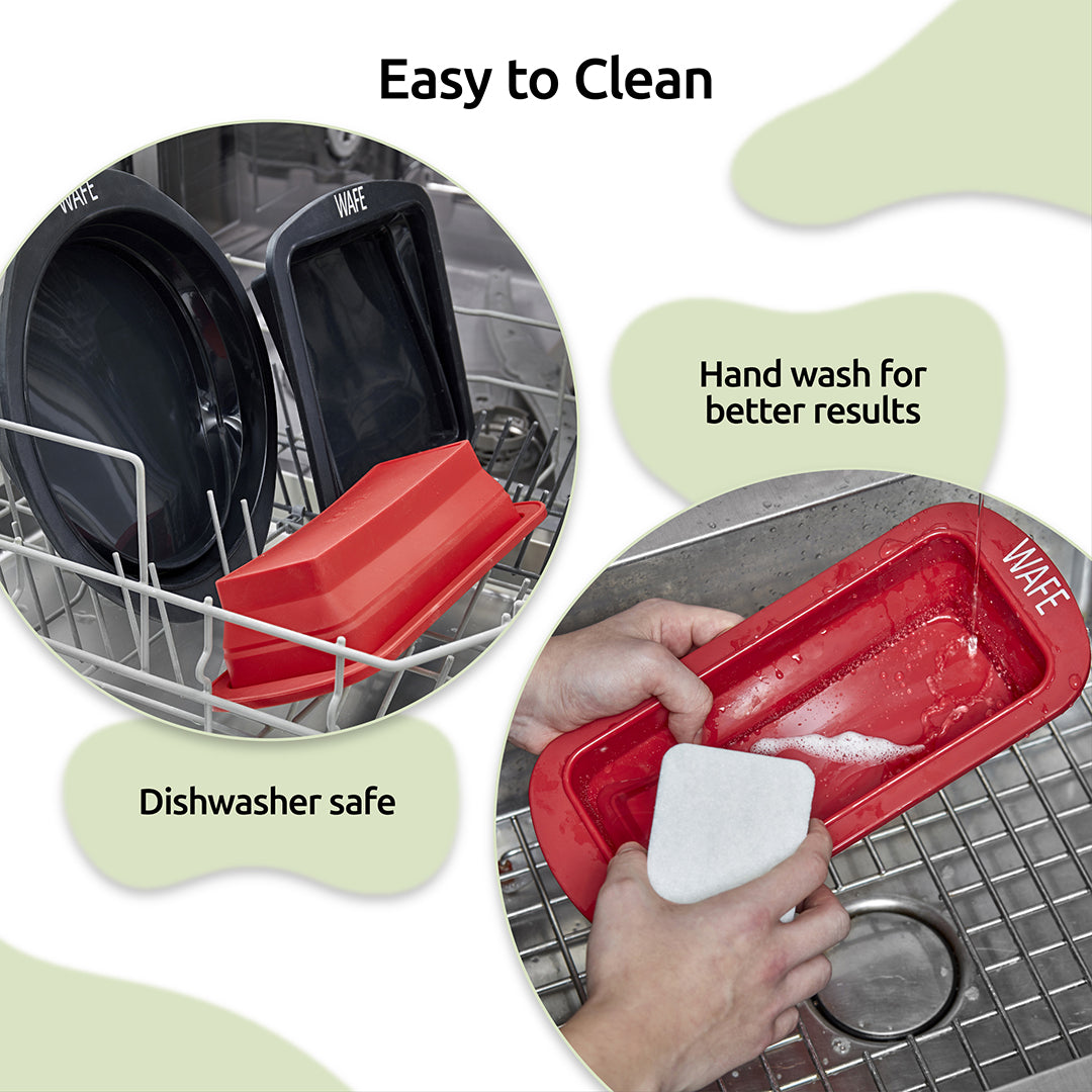 WAFE Collapsible Square Cake & Loaf Tin Bakemate 2Pack