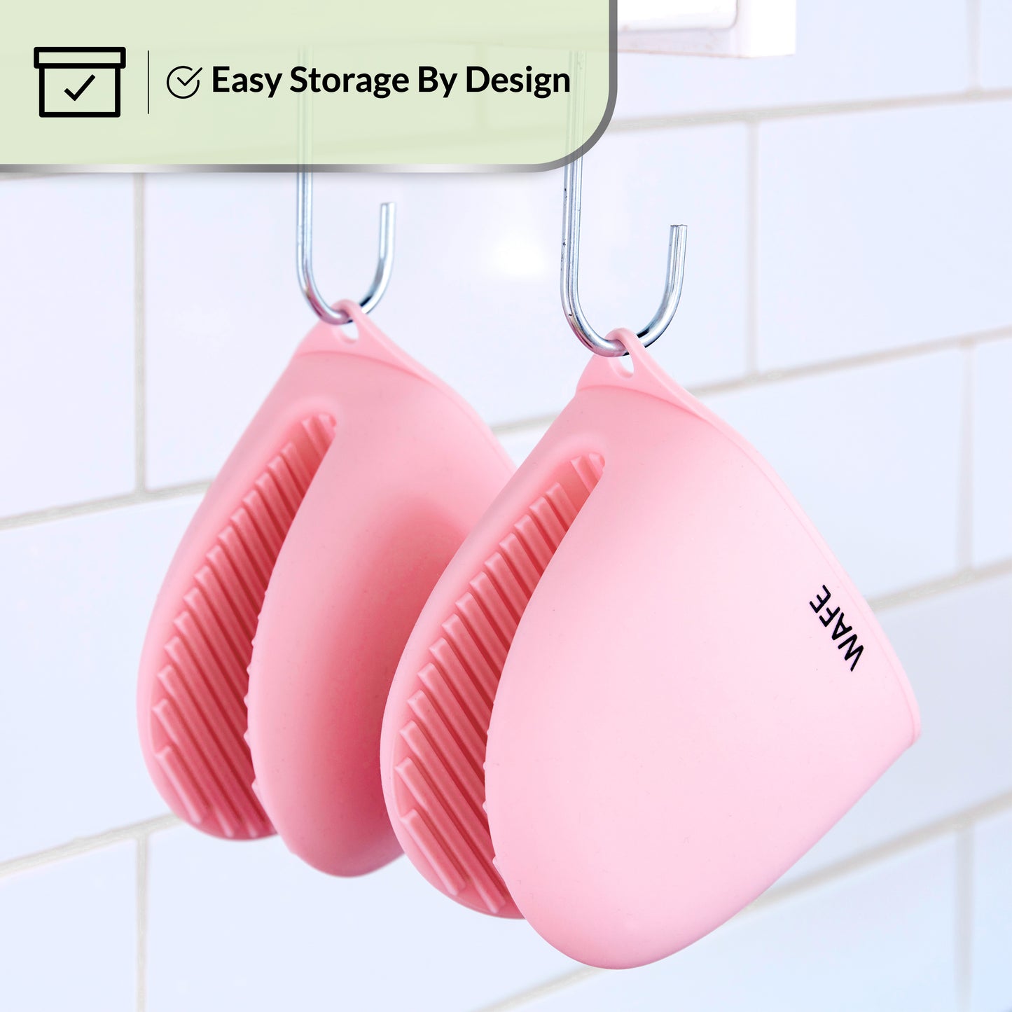 WAFE mini-oven kitchen silicone glove - PINK