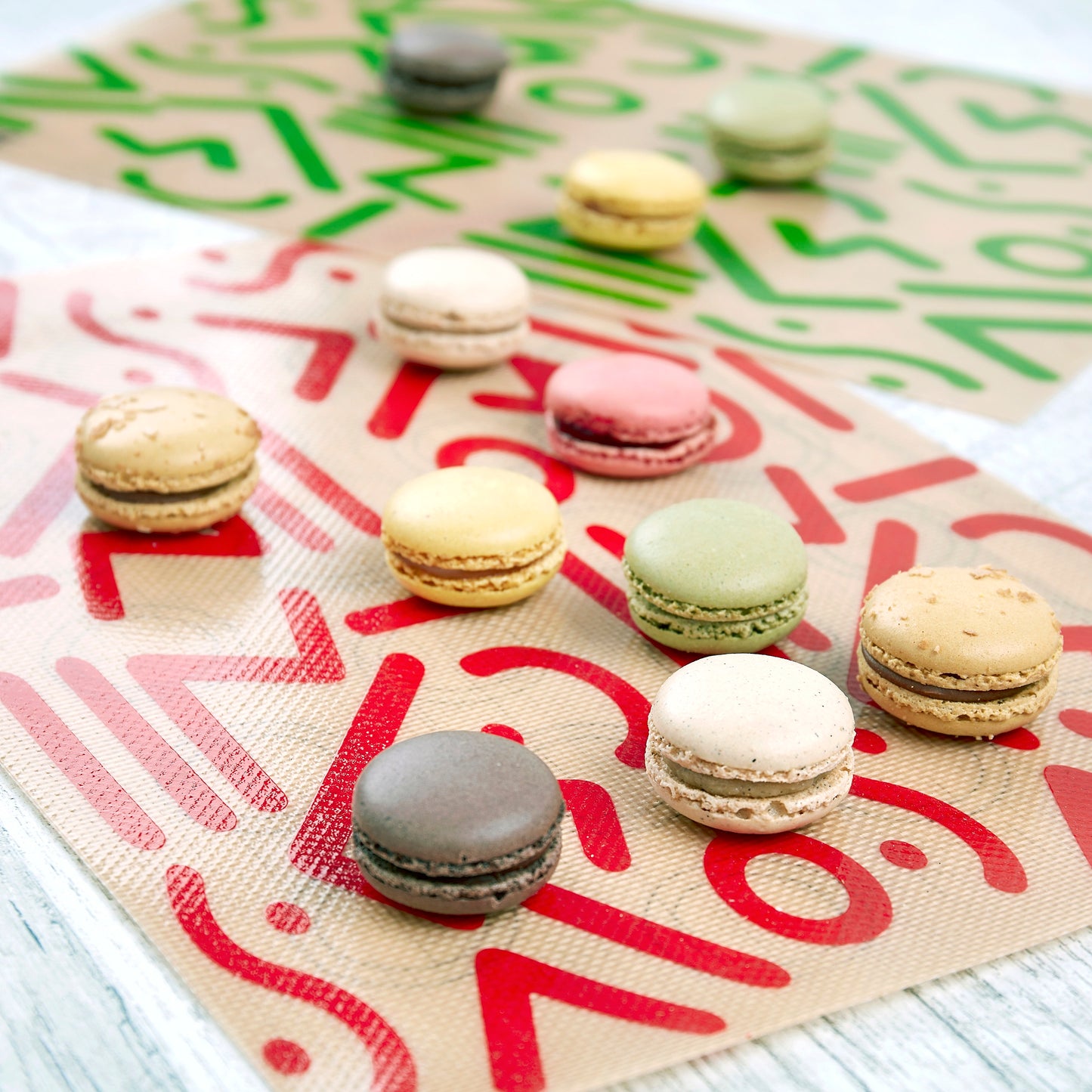 silicone pastry rolling mat and sheets