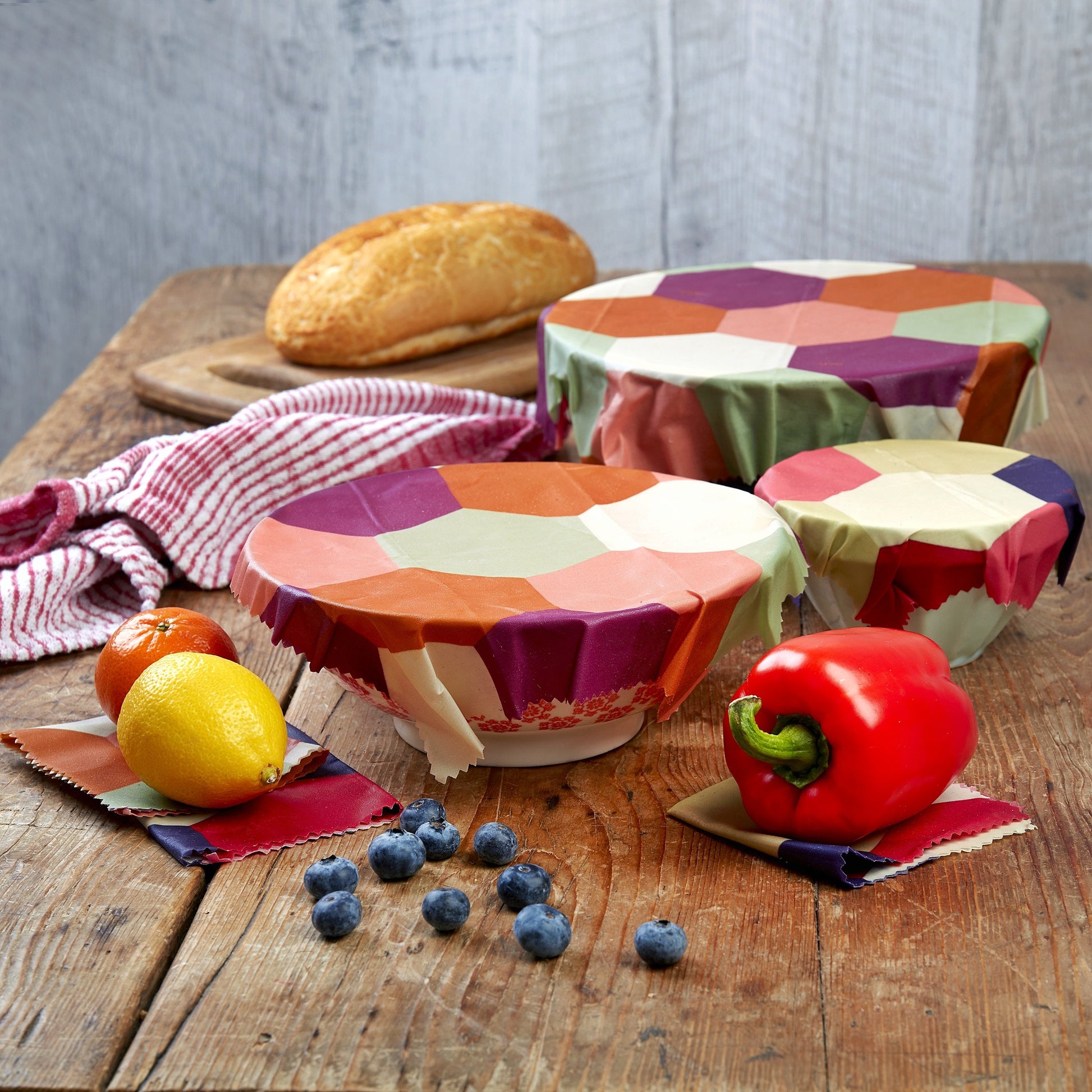 WAFE - Reusable Beeswax Food Wraps - Beeswax Edition - Pack of 3+3