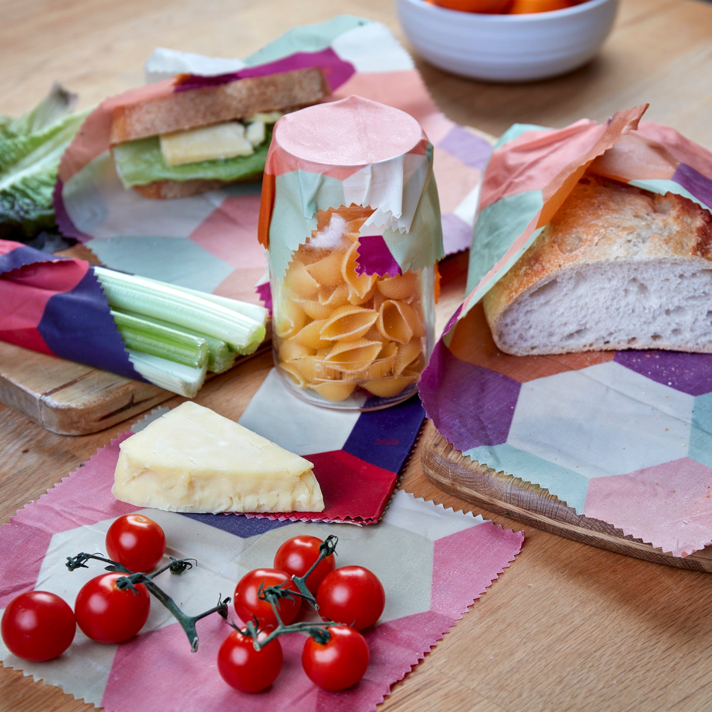 WAFE - Reusable Beeswax Wraps - Beeswax Edition - Pack of 6+3