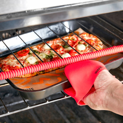WAFE Silicone Oven Shelf Protectors – 2 Pack Heat-Resistant Guards for Burn Protection