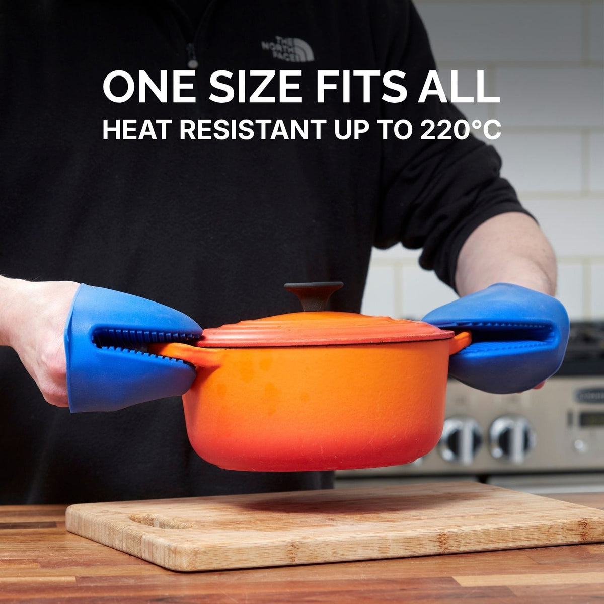 WAFE mini-oven kitchen silicone glove - BLUE