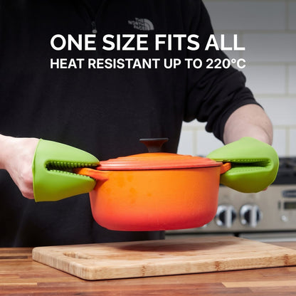 WAFE mini-oven kitchen silicone glove - Lime Green