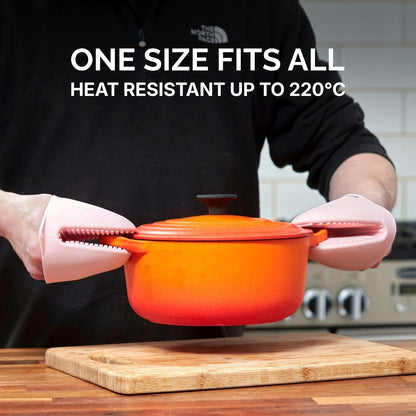 WAFE mini-oven kitchen silicone glove - PINK