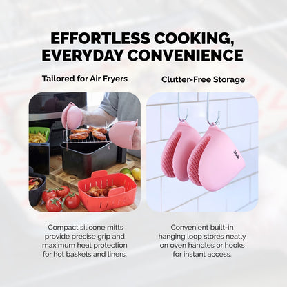 WAFE mini-oven kitchen silicone glove - PINK