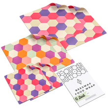 Load image into Gallery viewer, WAFE - Reusable Beeswax Wraps - Beeswax Edition - Pack of 6+3
