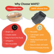Load image into Gallery viewer, WAFE Silicone Air Fryer Ninja Liner 2PACK- Grey