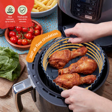 Load image into Gallery viewer, Silicone Air Fryer Liner 2PACK - Grey