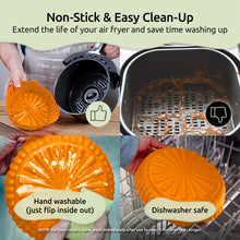 Load image into Gallery viewer, WAFE Silicone Air Fryer Liner 2PACK