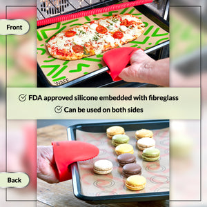 silicone baking mat set