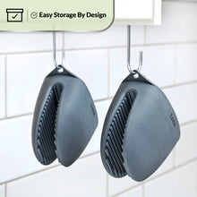 Load image into Gallery viewer, WAFE mini-oven silicone glove - Steel Grey