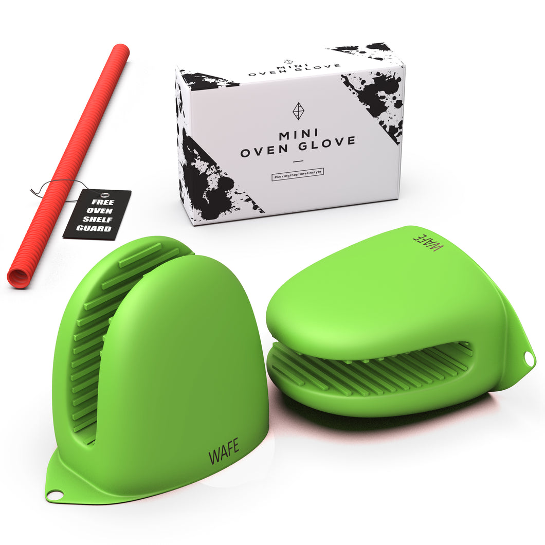 WAFE mini-oven kitchen silicone glove - Lime Green