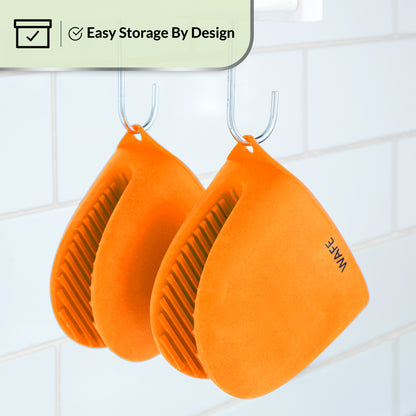 WAFE mini-oven kitchen silicone glove - Tiger Orange