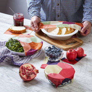WAFE - Reusable Beeswax Wraps - Beeswax Edition - Pack of 3+3
